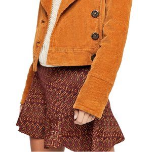 NWT Free People When In Rome Mini Skirt XS